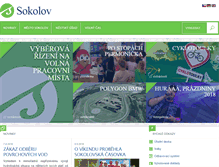 Tablet Screenshot of mu-sokolov.cz